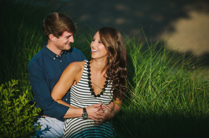 Hanging out by some monkey grass