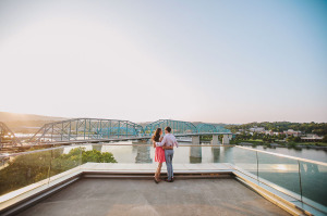 Enjoying the downtown Chattanooga view