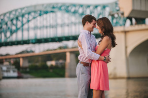 Head to head with the Market Street Bridge in the background.