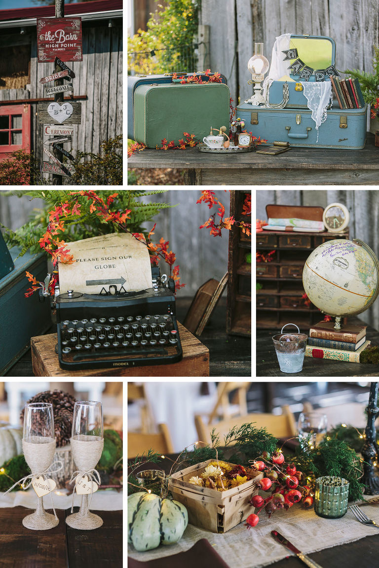 barn wedding, vintage, details, wedding details, wedding decor