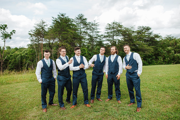 groom with groomsmen