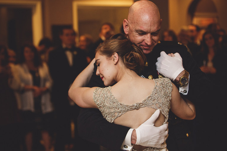 bride dancing with father 