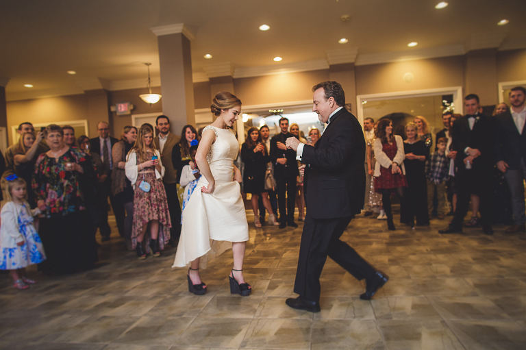 bride dancing with father 