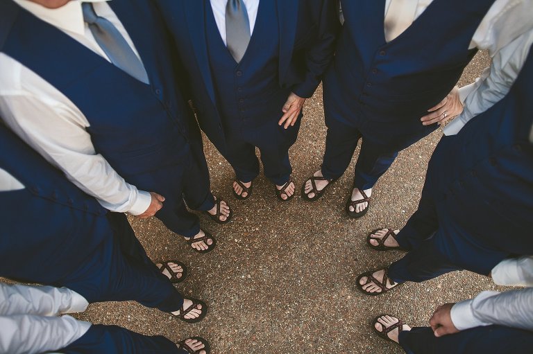 groomsmen in Chacko shoes 