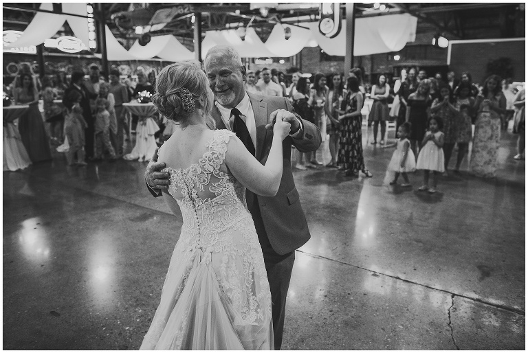 bridal dance with her father 